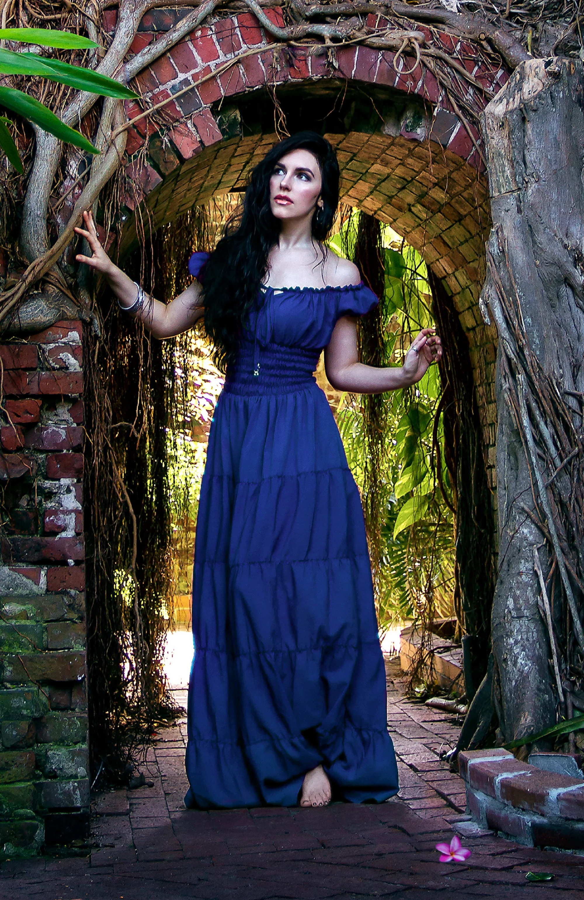 Perfect Hot Weather Renaissance Chemise Bohemian Summer Dress - Image 16