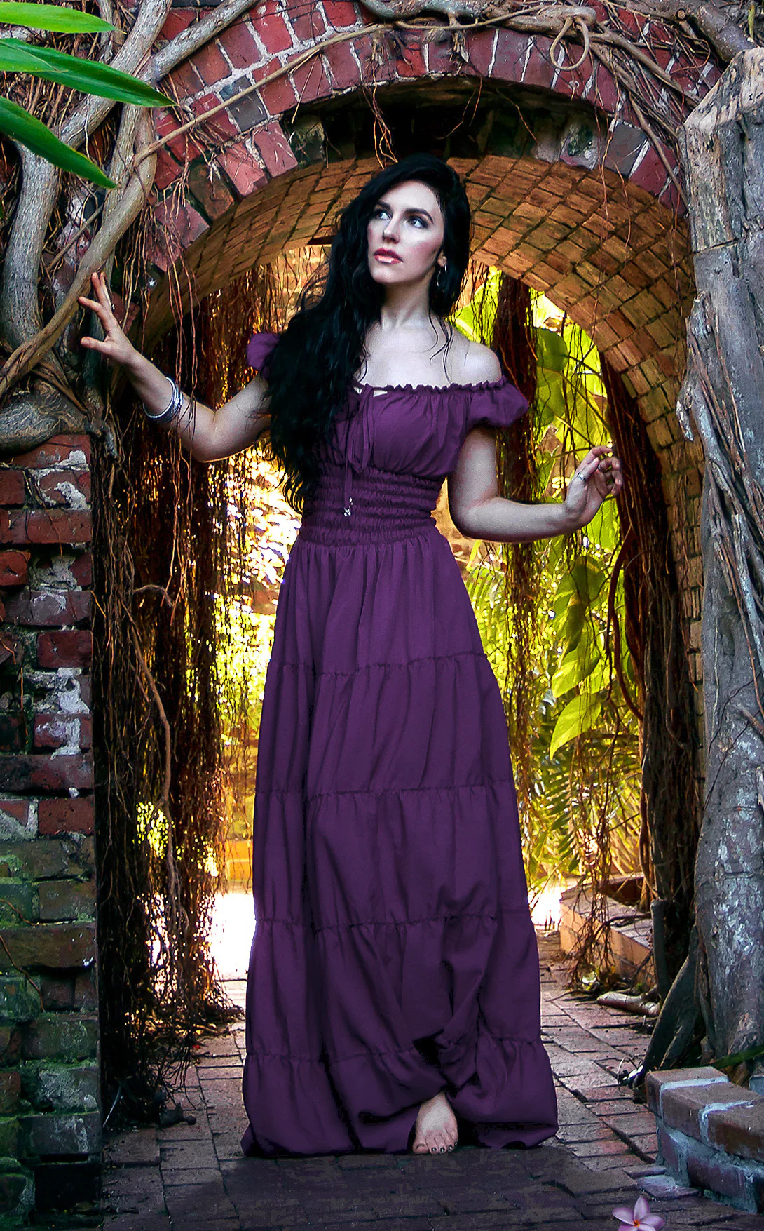 Perfect Hot Weather Renaissance Chemise Bohemian Summer Dress - Image 20