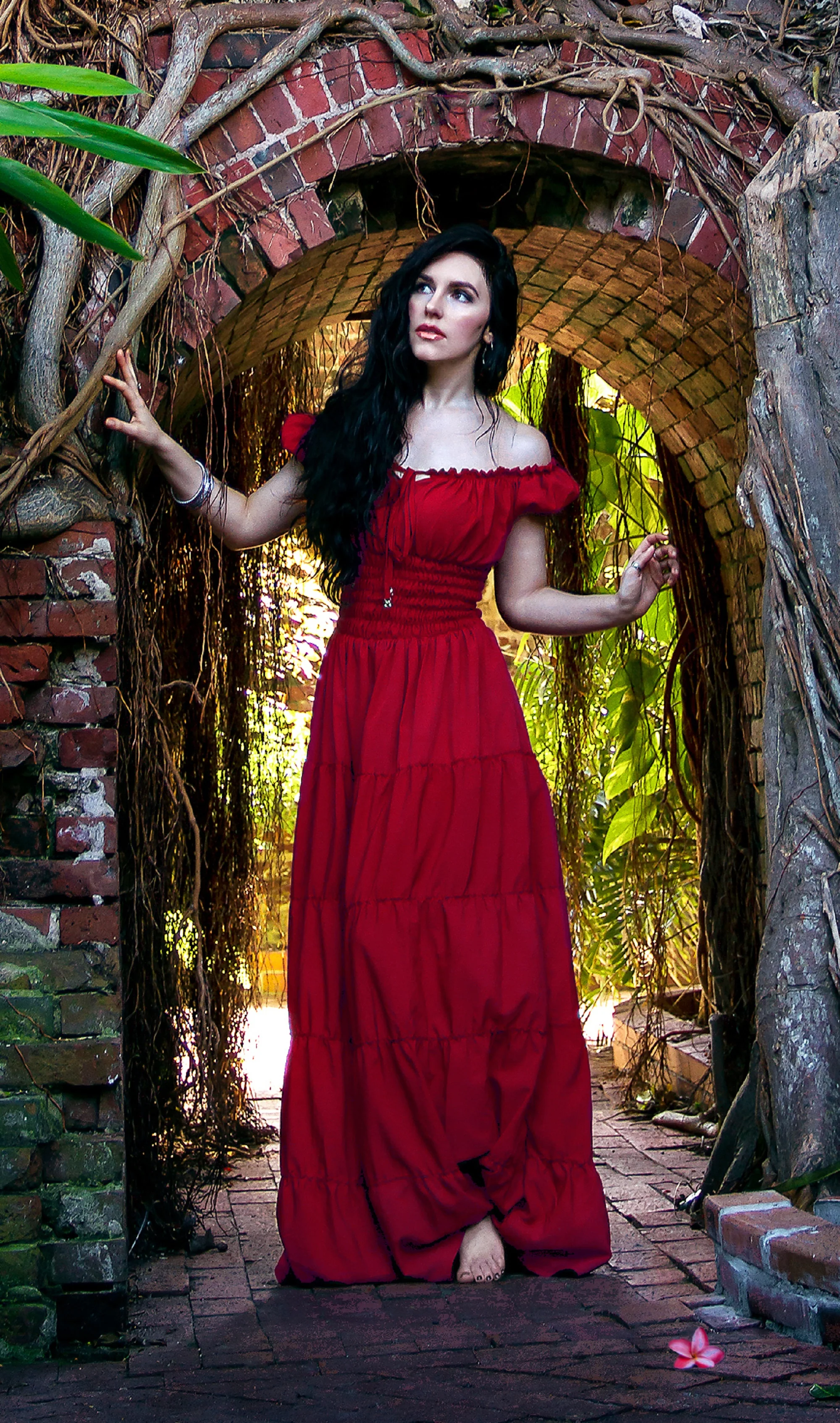Perfect Hot Weather Renaissance Chemise Bohemian Summer Dress - Image 22