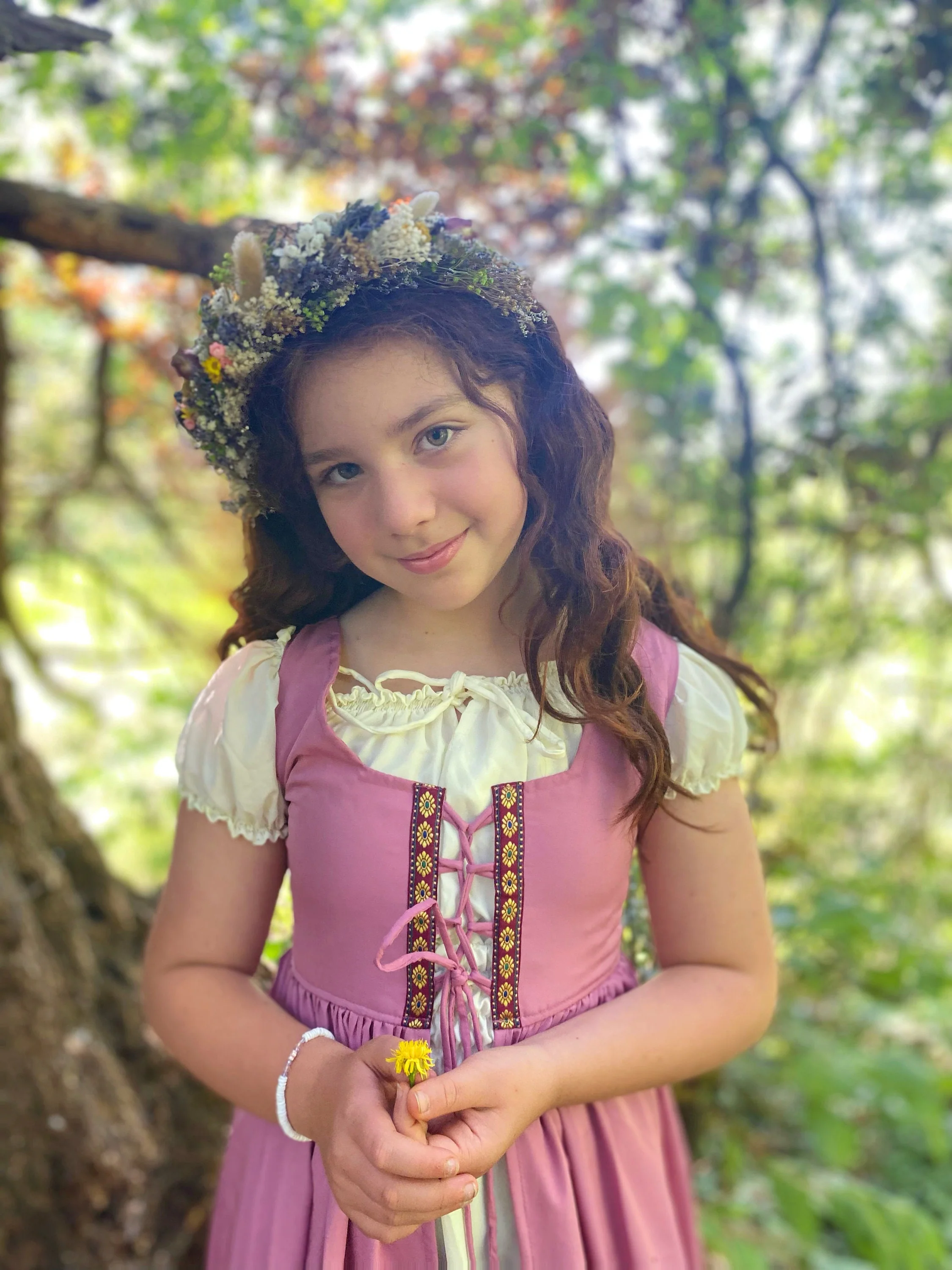 Children’s Girls Renaissance fairy 2-piece costume princess Fairy dress-up Reminisce Brand - Image 8