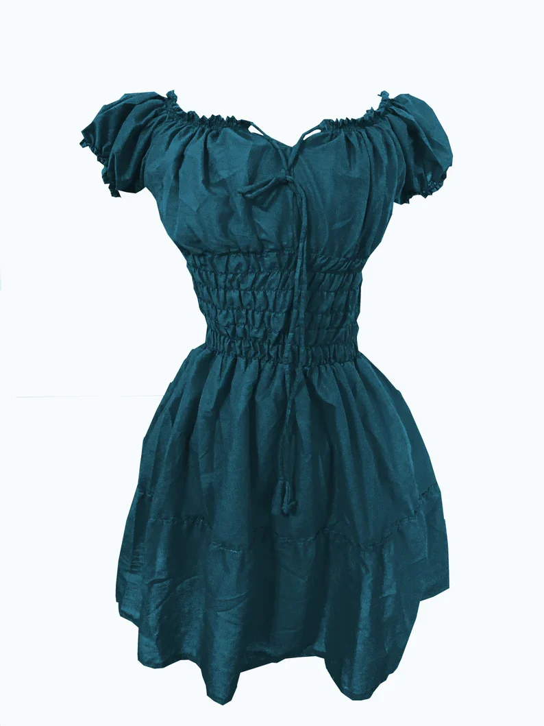 Cotton Boho Smocked Blouse - Image 3