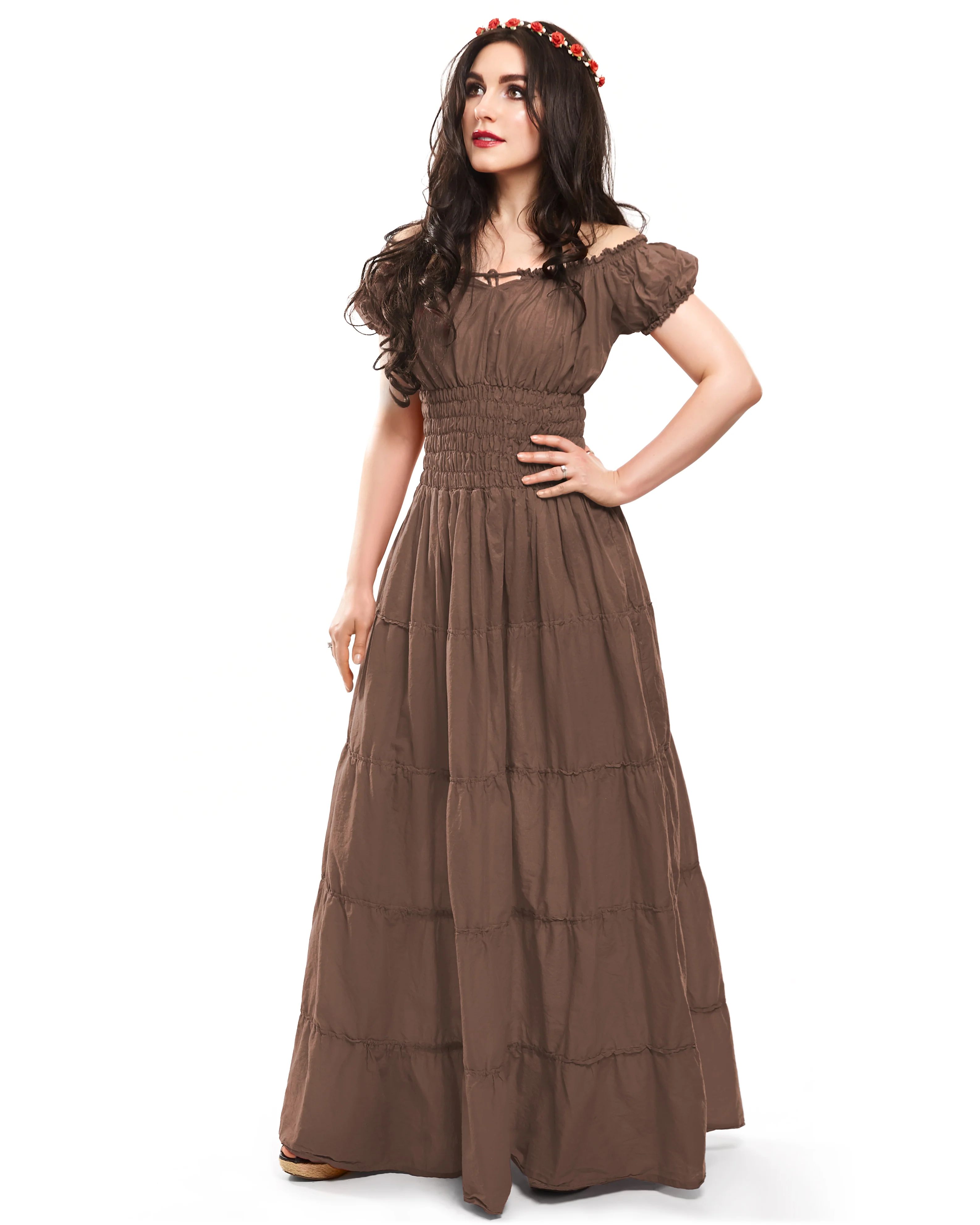 Full length 100% Cotton Summer Dress Renaissance Faire Chemise - Image 3