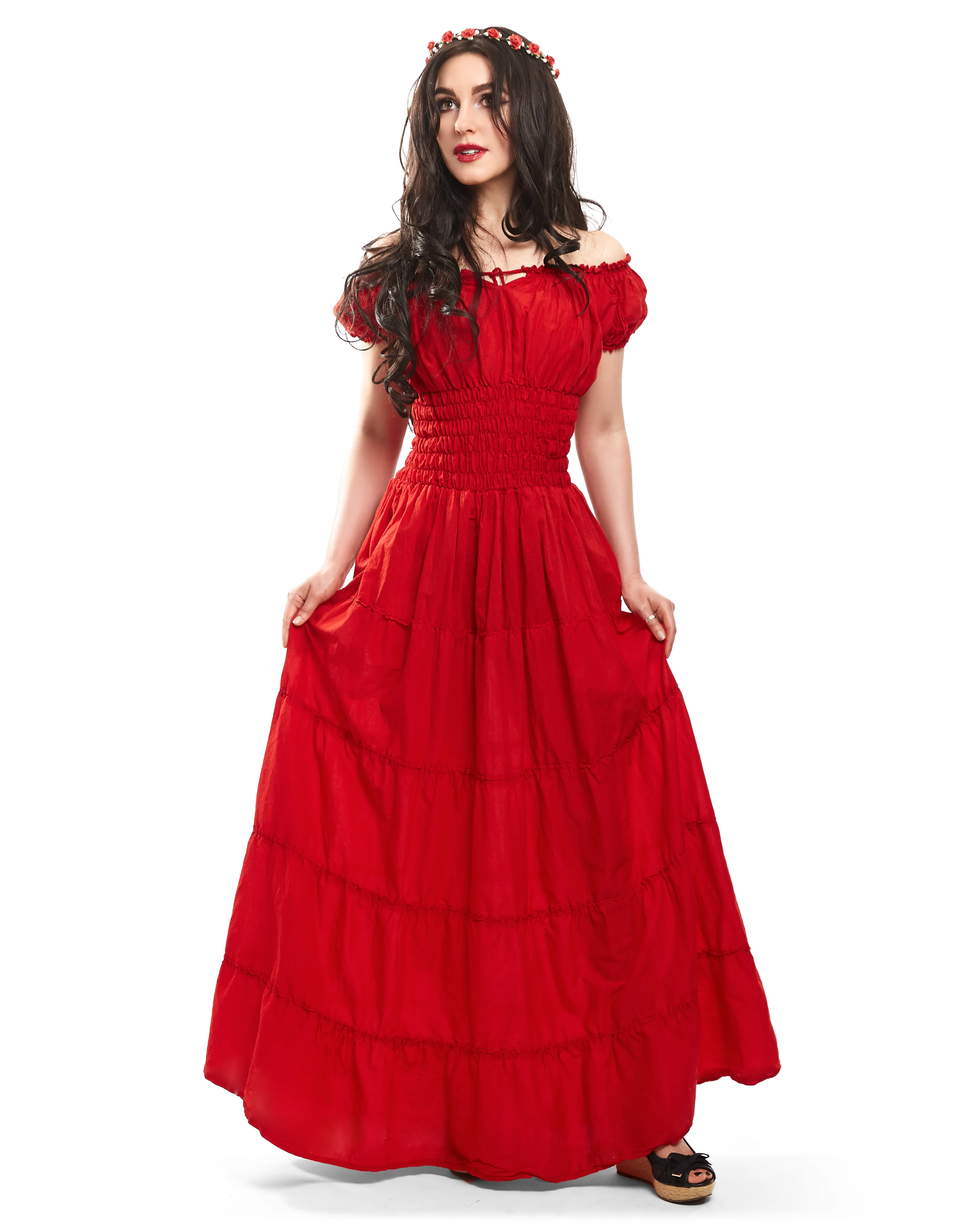 Full length 100% Cotton Summer Dress Renaissance Faire Chemise - Image 8