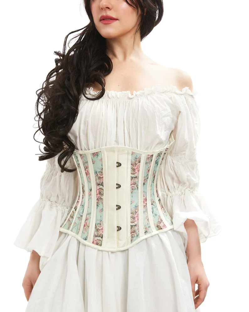 Women’s Renaissance Wedding Costume - Ren Faire - Medieval Fantasy Fairy - 2-Piece Dress and Corset - The “Elvenia” -Reminisce Brand - Image 3
